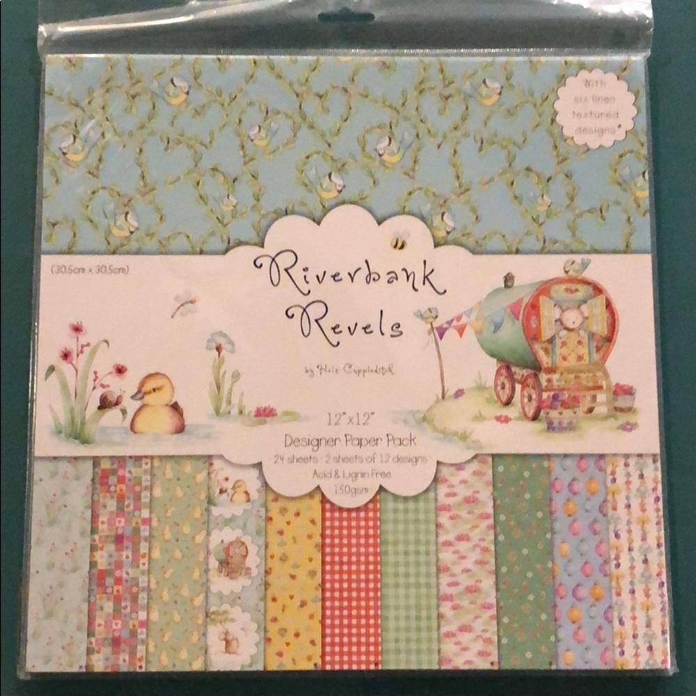 12x12 Riverbank Revels Paper Pack + Free Stamp